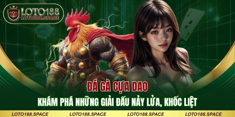 Đá Gà Cựa Dao – Khám Phá Những Giải Đấu Nảy Lửa, Khốc Liệt